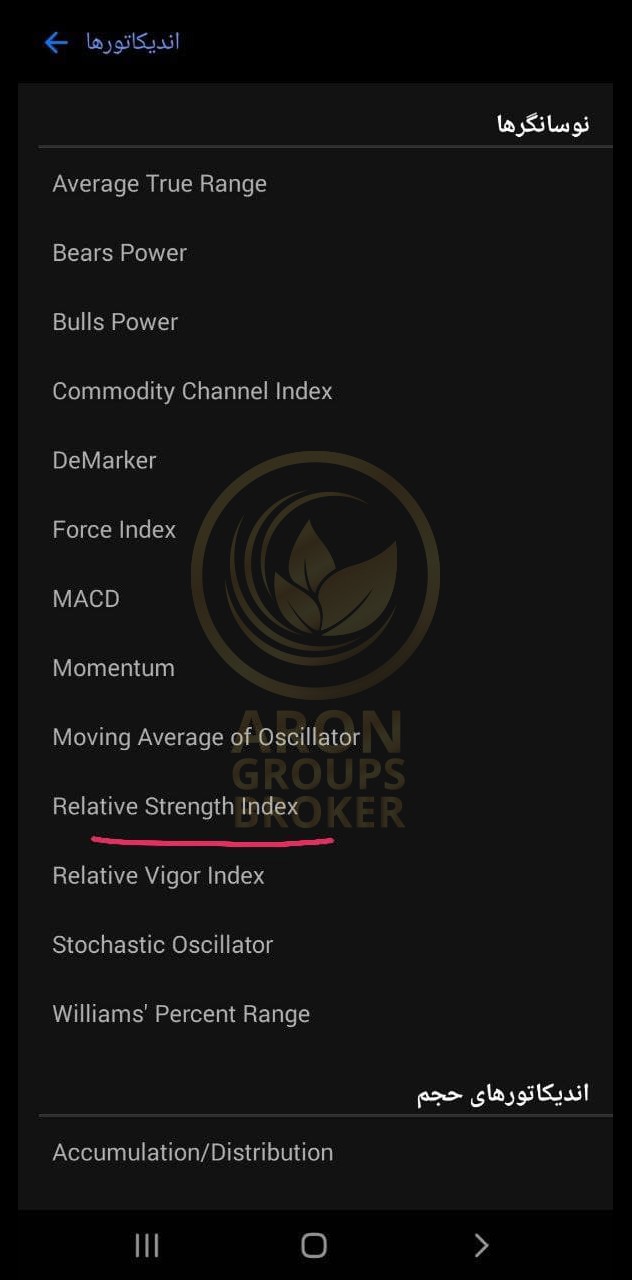آموزش نحوه اضافه کردن و استفاده از اسیلاتور RSI در متاتریدر نسخه همراه و دسکتاپ